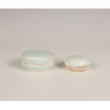 China, two Qingbai porcelain cosmetics boxes, Song dynasty (960-1279),