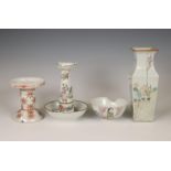 China, a small collection of famille rose porcelain, 20th century,