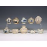 Thailand, a collection of blue and white pottery, 15th-17th century,