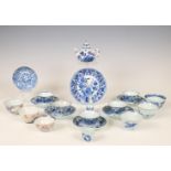 China, collection of blue and white porcelain, 18th century and later,