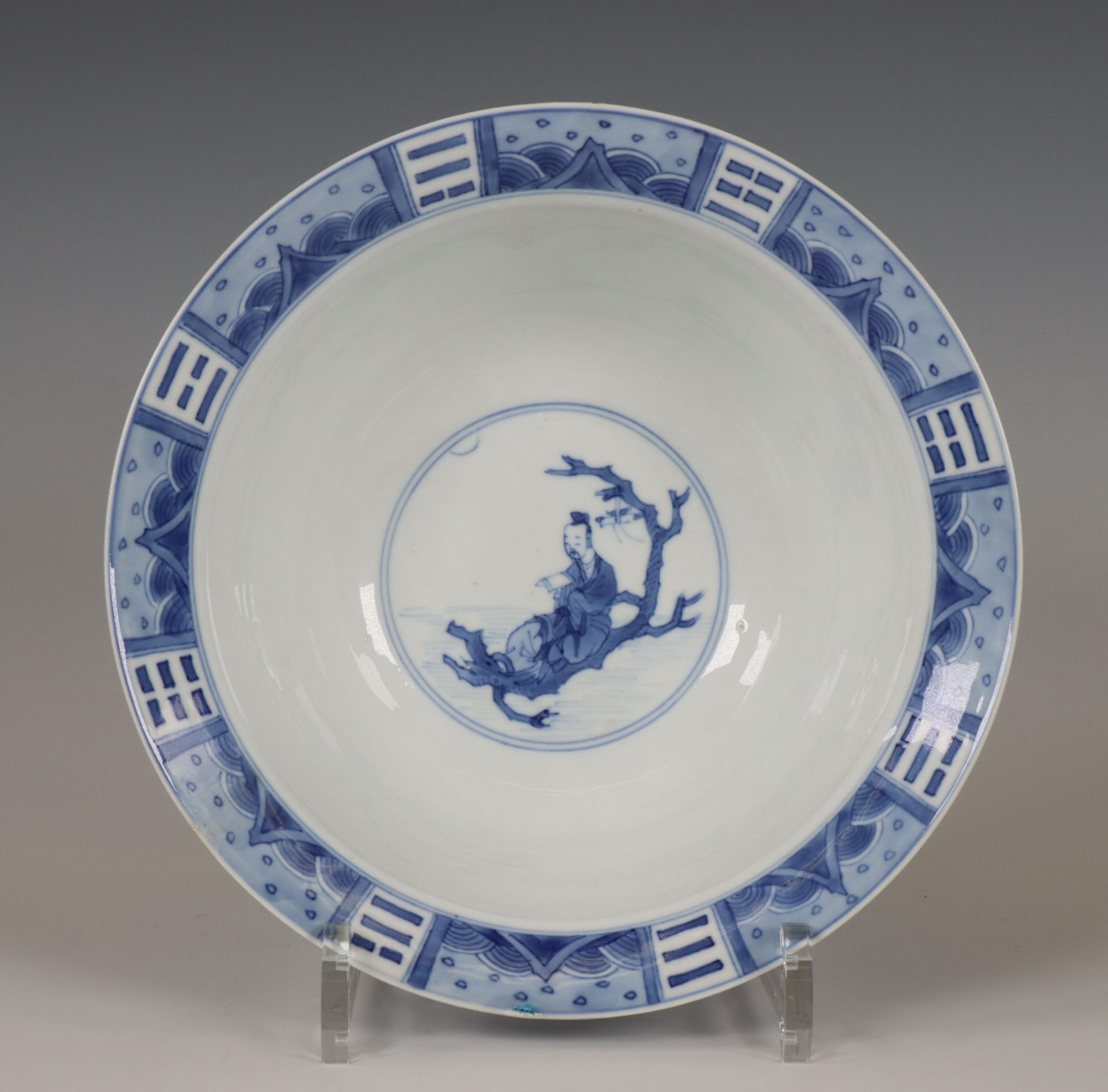 China, a blue and white porcelain bowl, Kangxi period (1662-1722), - Bild 5 aus 8