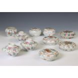 China, a collection of famille rose 'boys' porcelain, 19th-20th century,