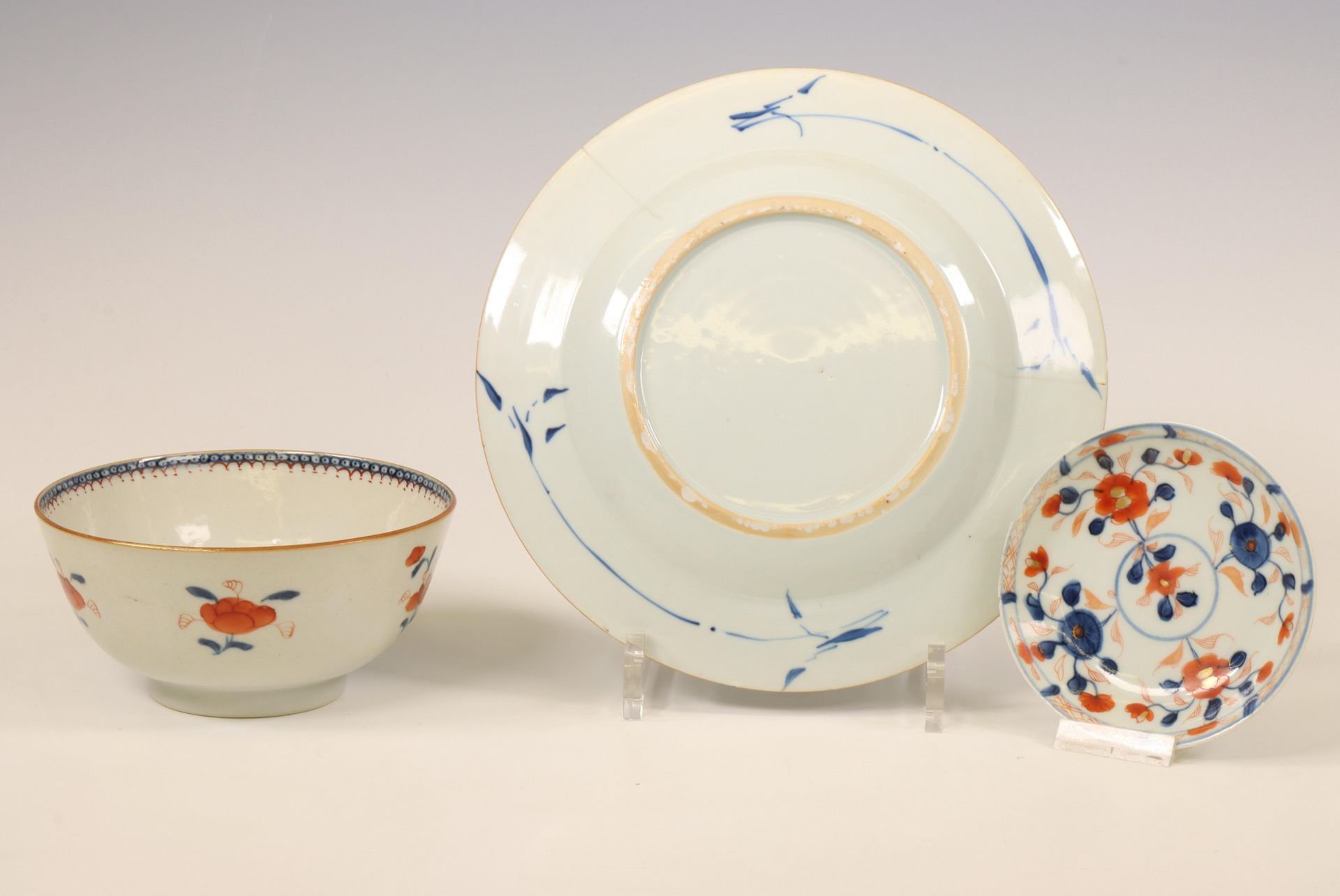 China, a small collection of Imari porcelain, 18th century, - Image 2 of 2