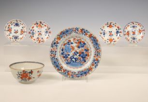 China, a small collection of Imari porcelain, 18th century,