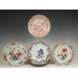 China, various Imari, famille rose and iron-red plates, 18th century,