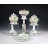 China, collection of famille rose porcelain, modern,