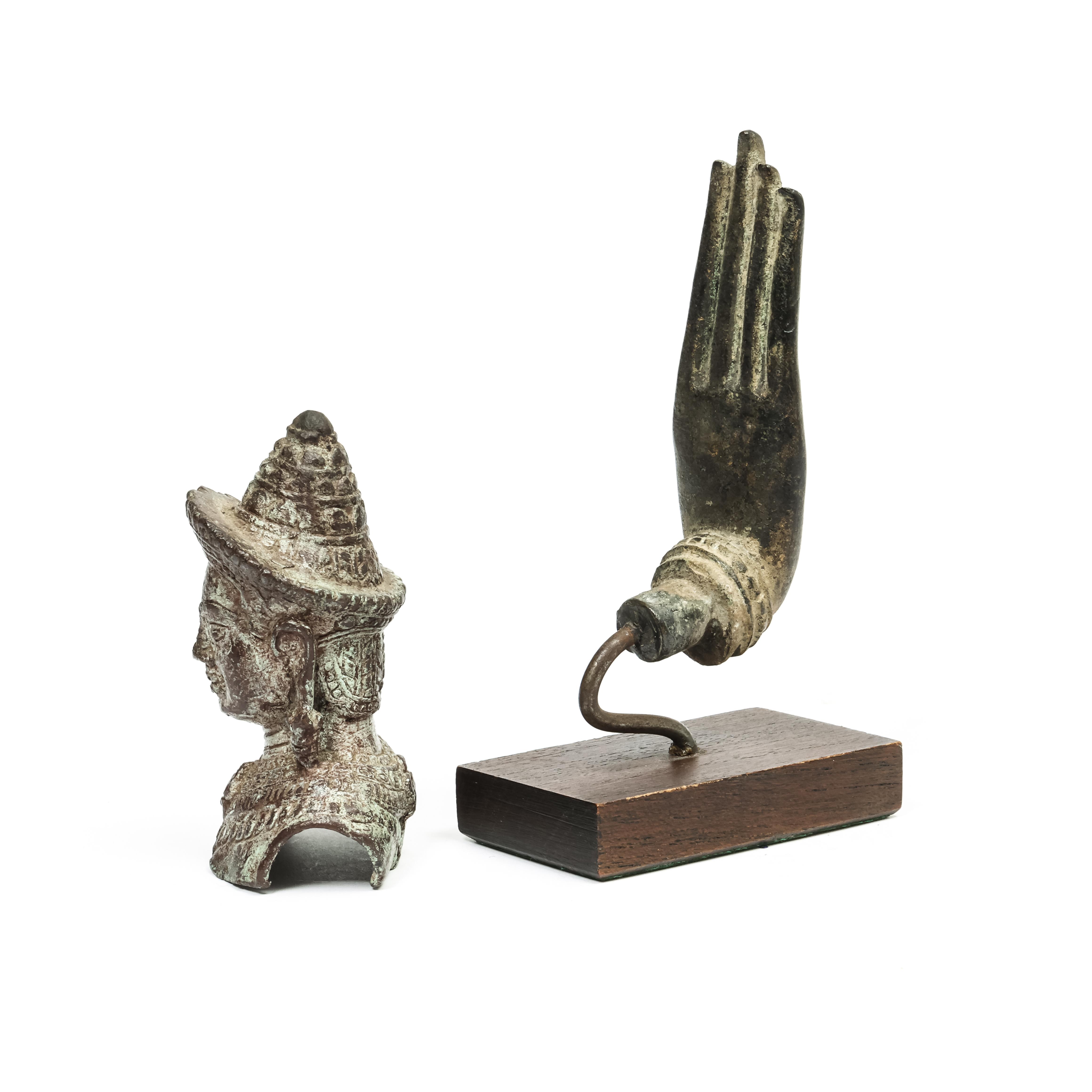 Thailand, mounted Buddha's hand, 19th century, - Image 7 of 8
