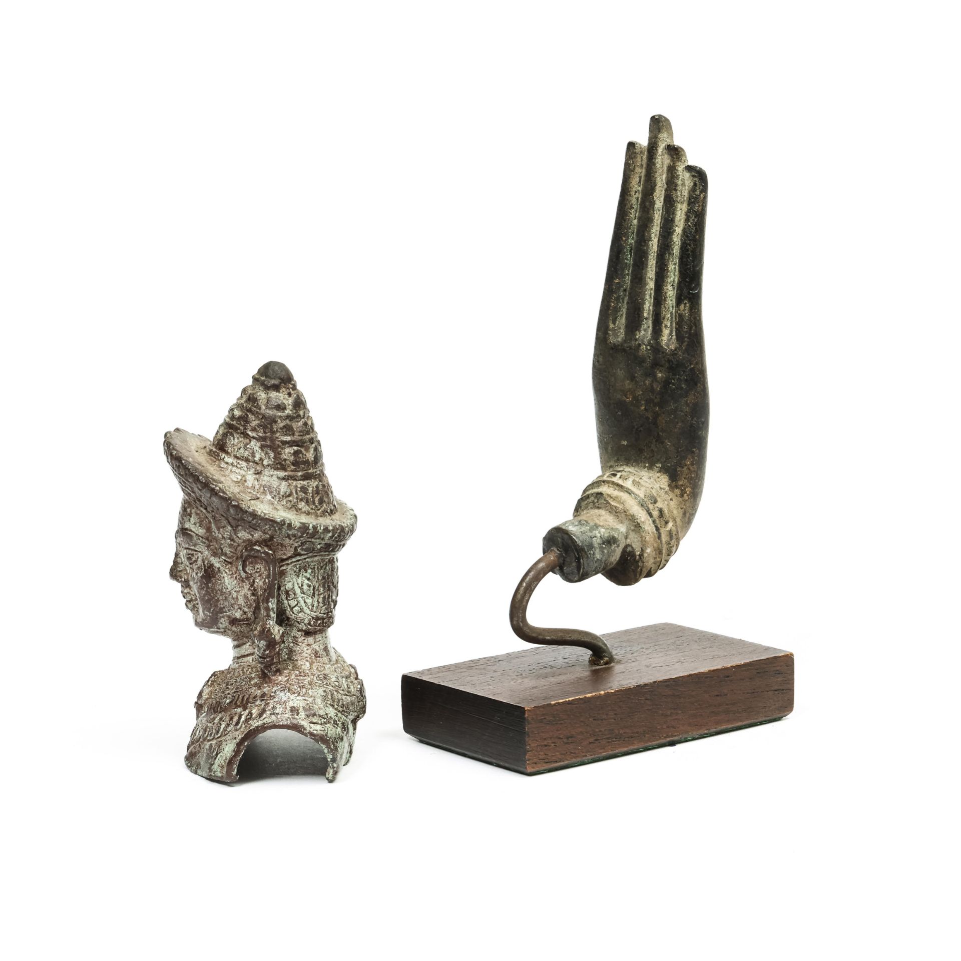 Thailand, mounted Buddha's hand, 19th century, - Bild 7 aus 8