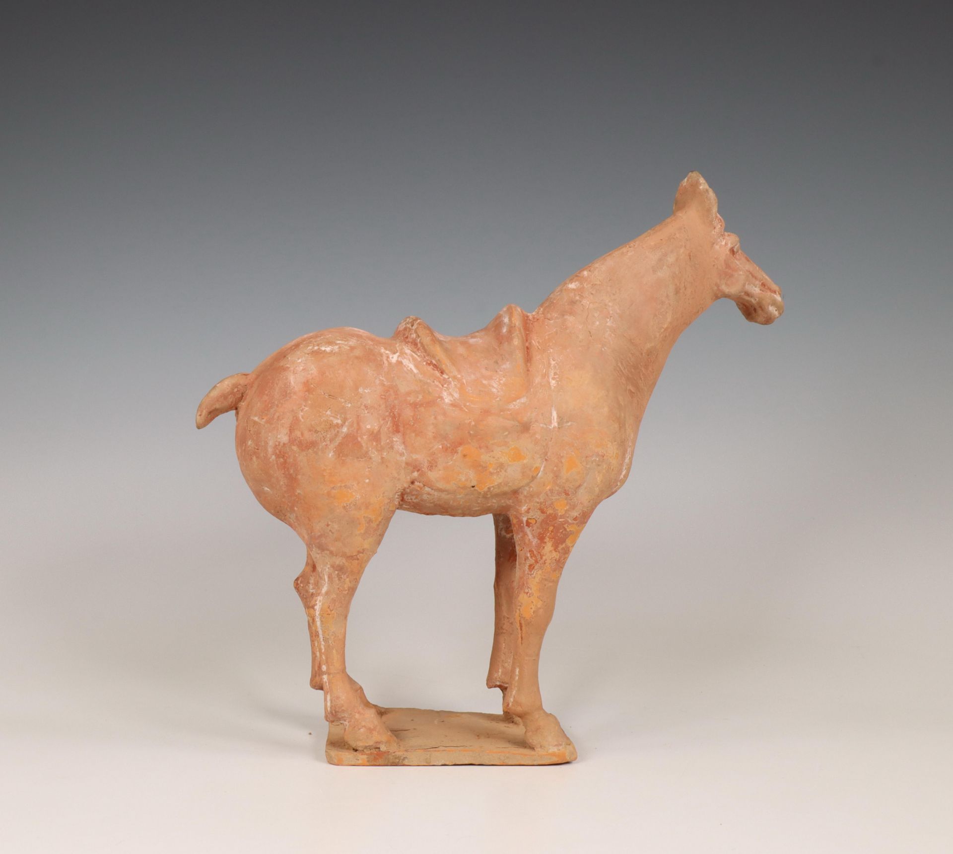 China, pottery model of a horse, probably Tang dynasty (618-906), - Bild 2 aus 6