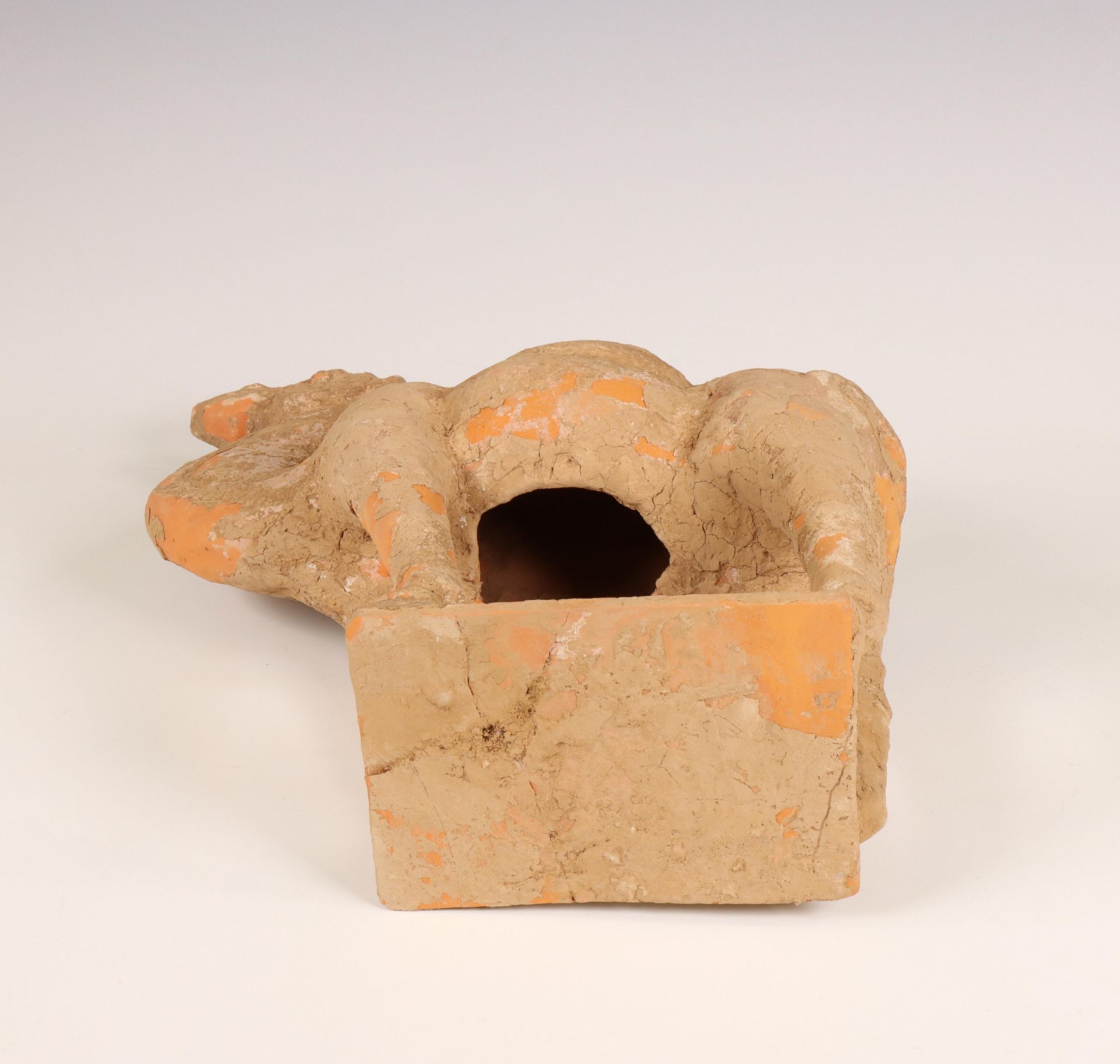 China, pottery model of a camel, probably Tang dynasty (618-906), - Bild 4 aus 5