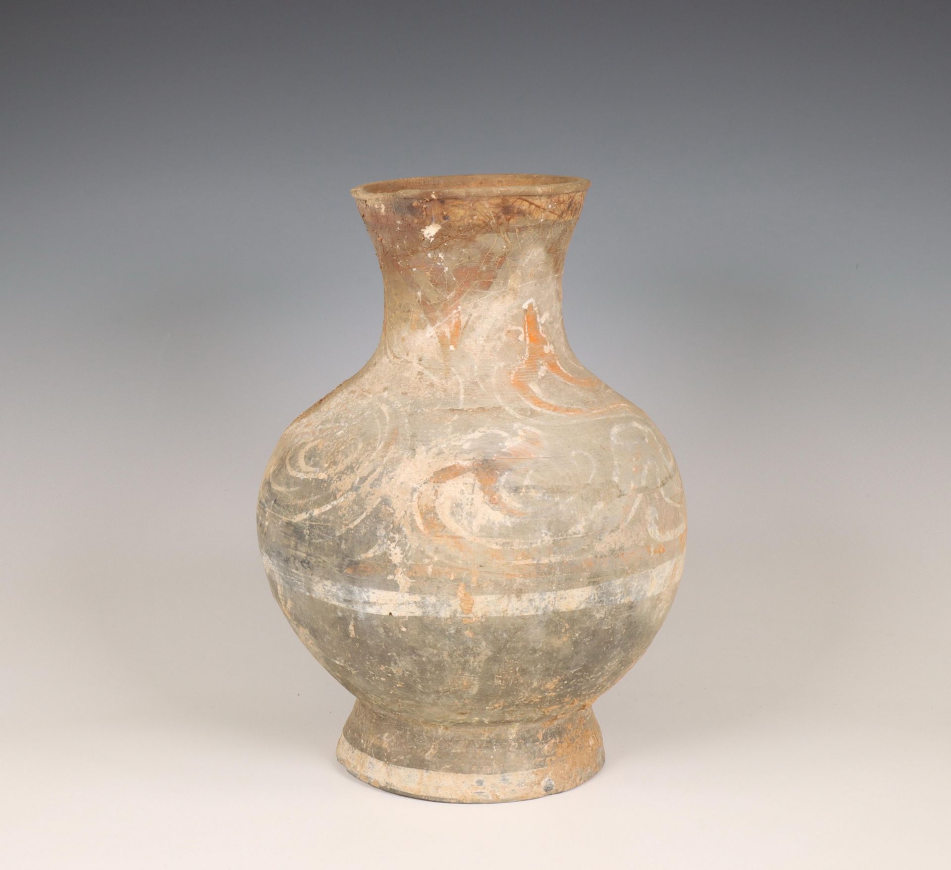 China, pottery vase , probably Han dynasty (206 BC-220 AD), - Image 3 of 6