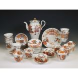 Japan, a polychrome porcelain part tea-service, 20th century,