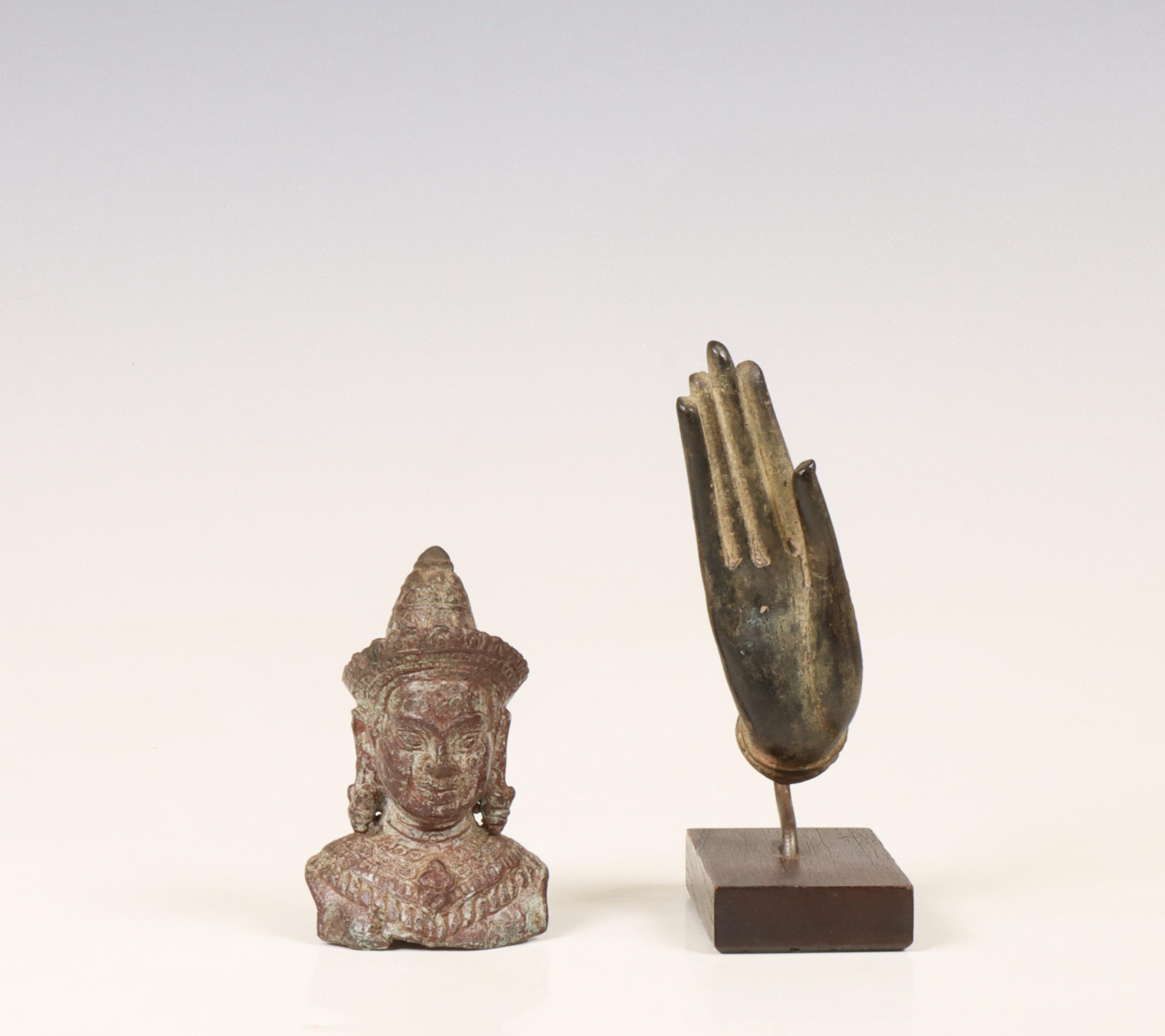 Thailand, mounted Buddha's hand, 19th century, - Image 4 of 8