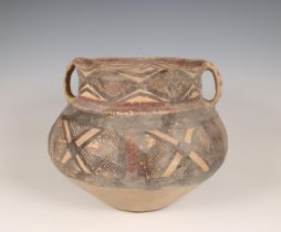 China, earthenware pot, Majiayao culture, Banshan phase, mid 3rd millennium BC,