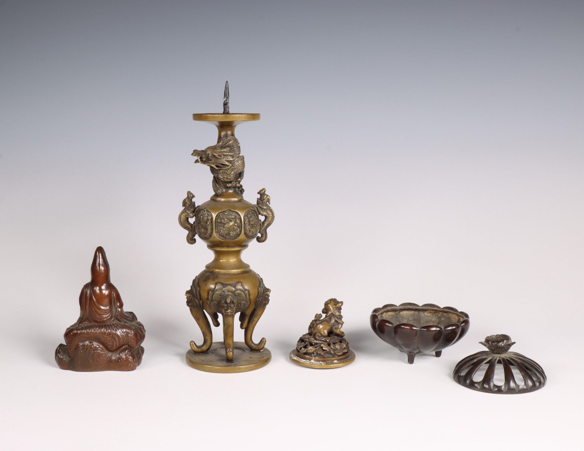 China/ Japan, four metal works of art, mainly 19th century, - Bild 3 aus 3