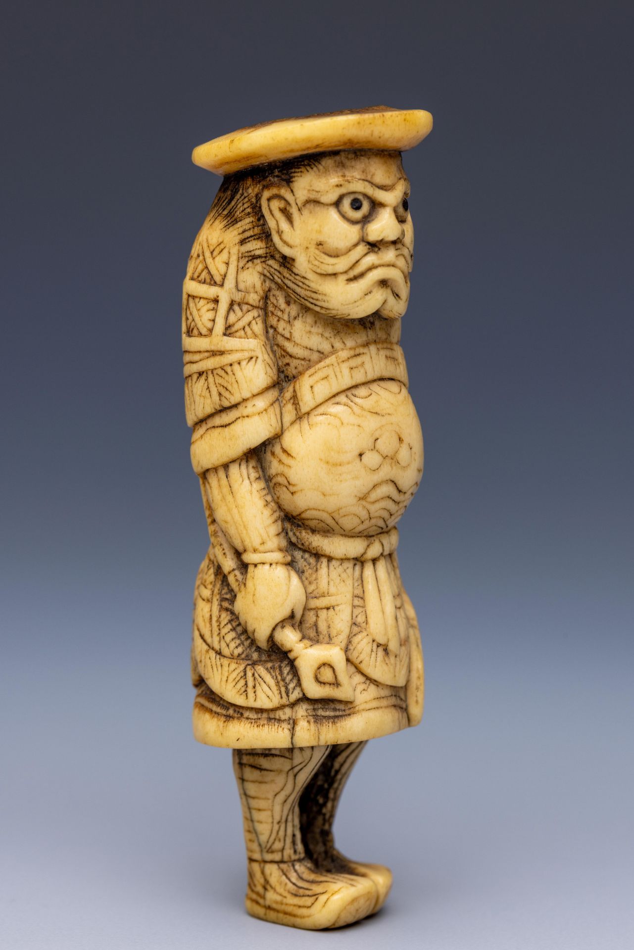 Japan, stag-hor netsuke, Edo/Maiji period; - Bild 4 aus 4