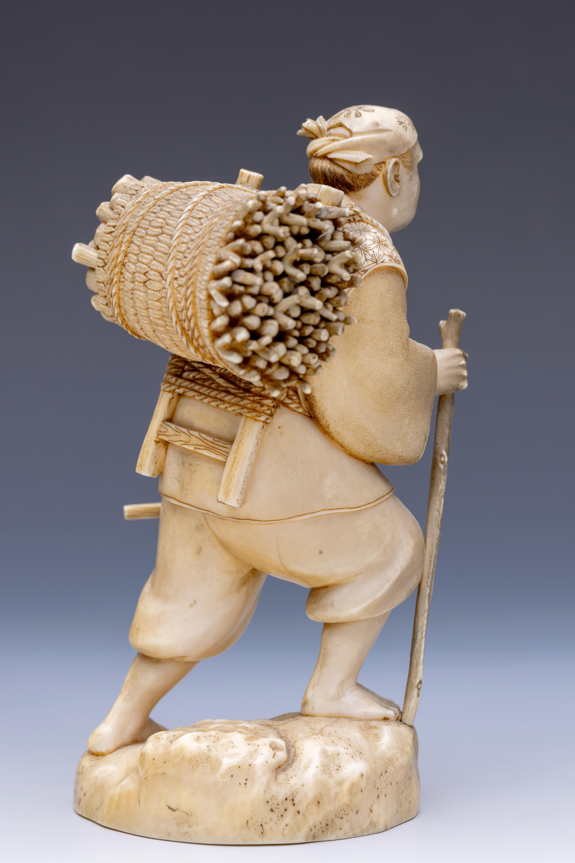 Japan, an ivory okimono, Meiji period (1868-1912), 19th century, - Image 4 of 4