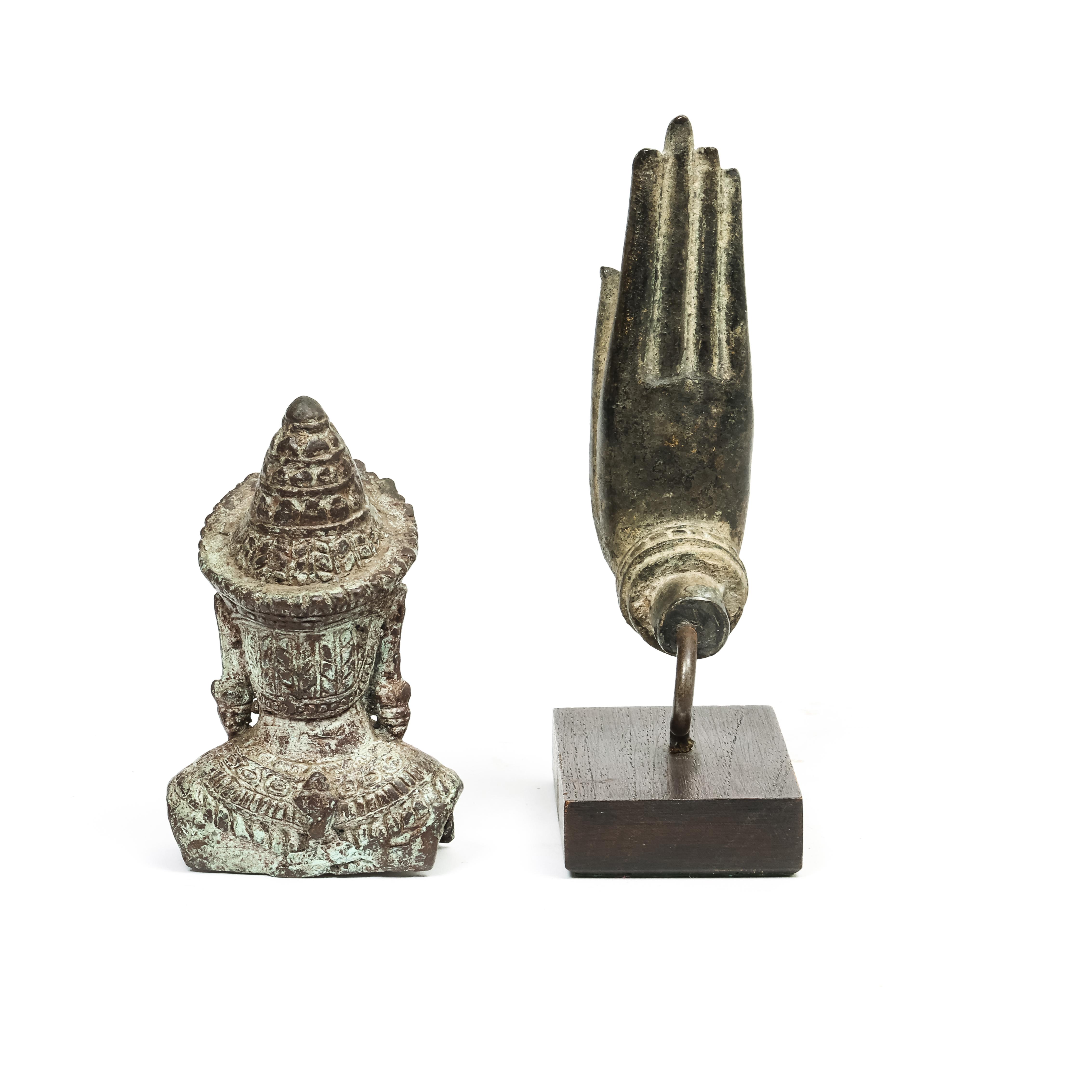 Thailand, mounted Buddha's hand, 19th century, - Image 6 of 8