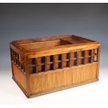 Japan, a hardwood hibachi, early 20th century,