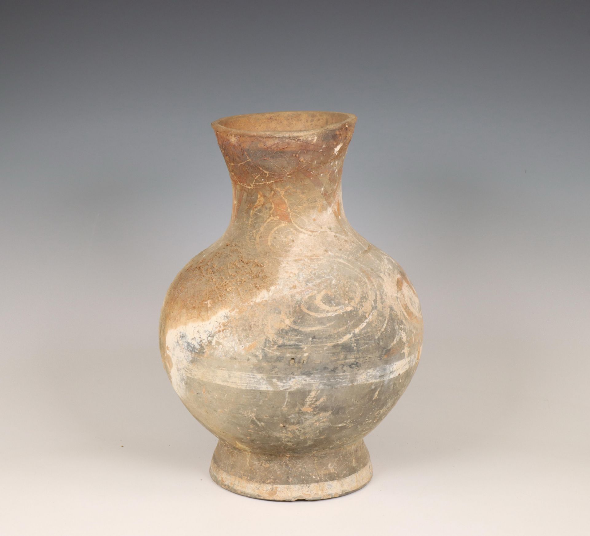 China, pottery vase , probably Han dynasty (206 BC-220 AD), - Image 2 of 6