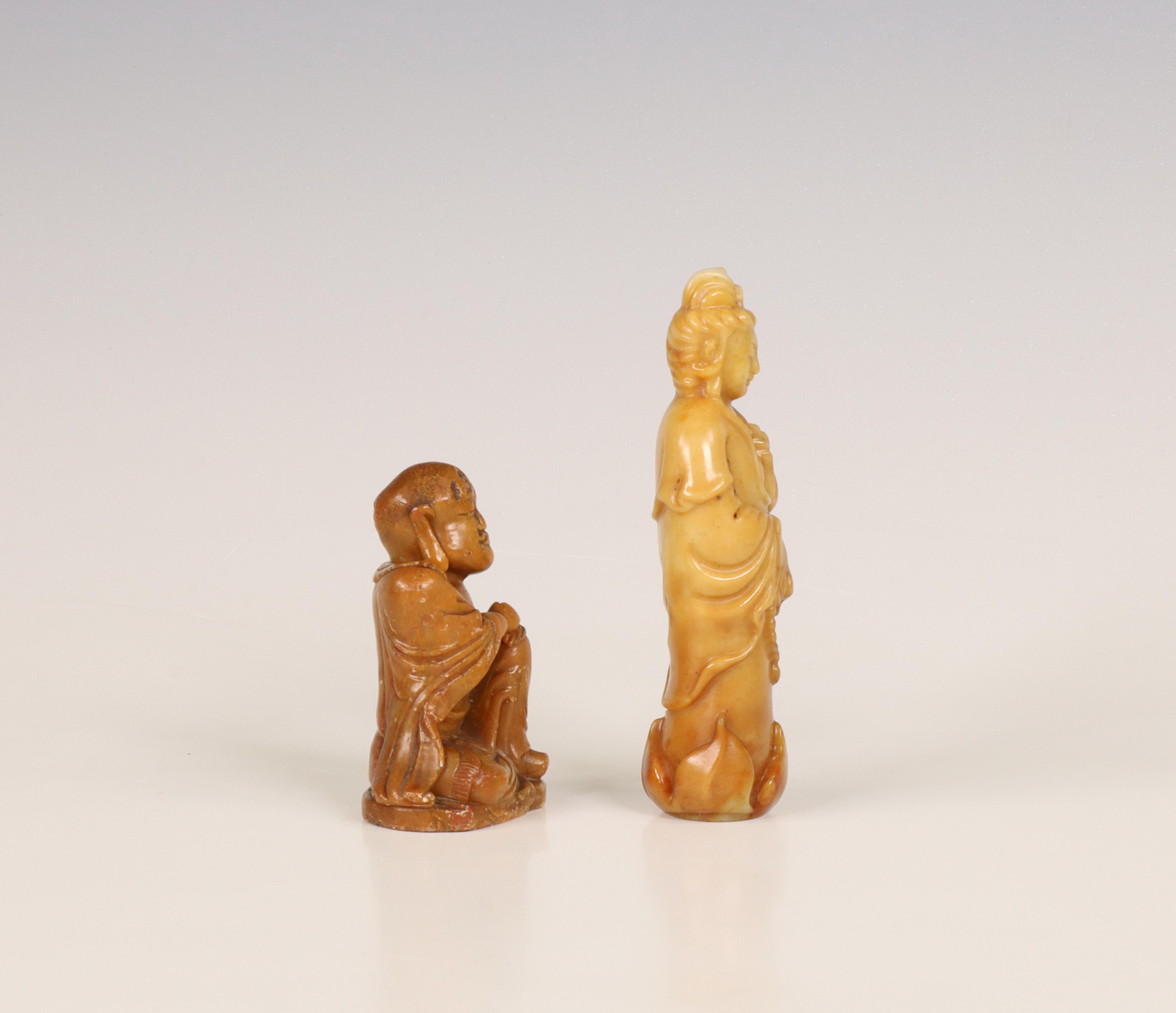 China, two Shushan carvings, - Image 6 of 6