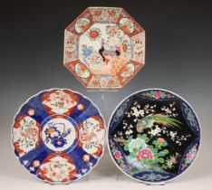 Japan, three various porcelain dishes, 19th/ 20th century,