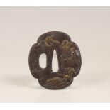 Japan, an iron tsuba, Edo period, 18th-19th century,