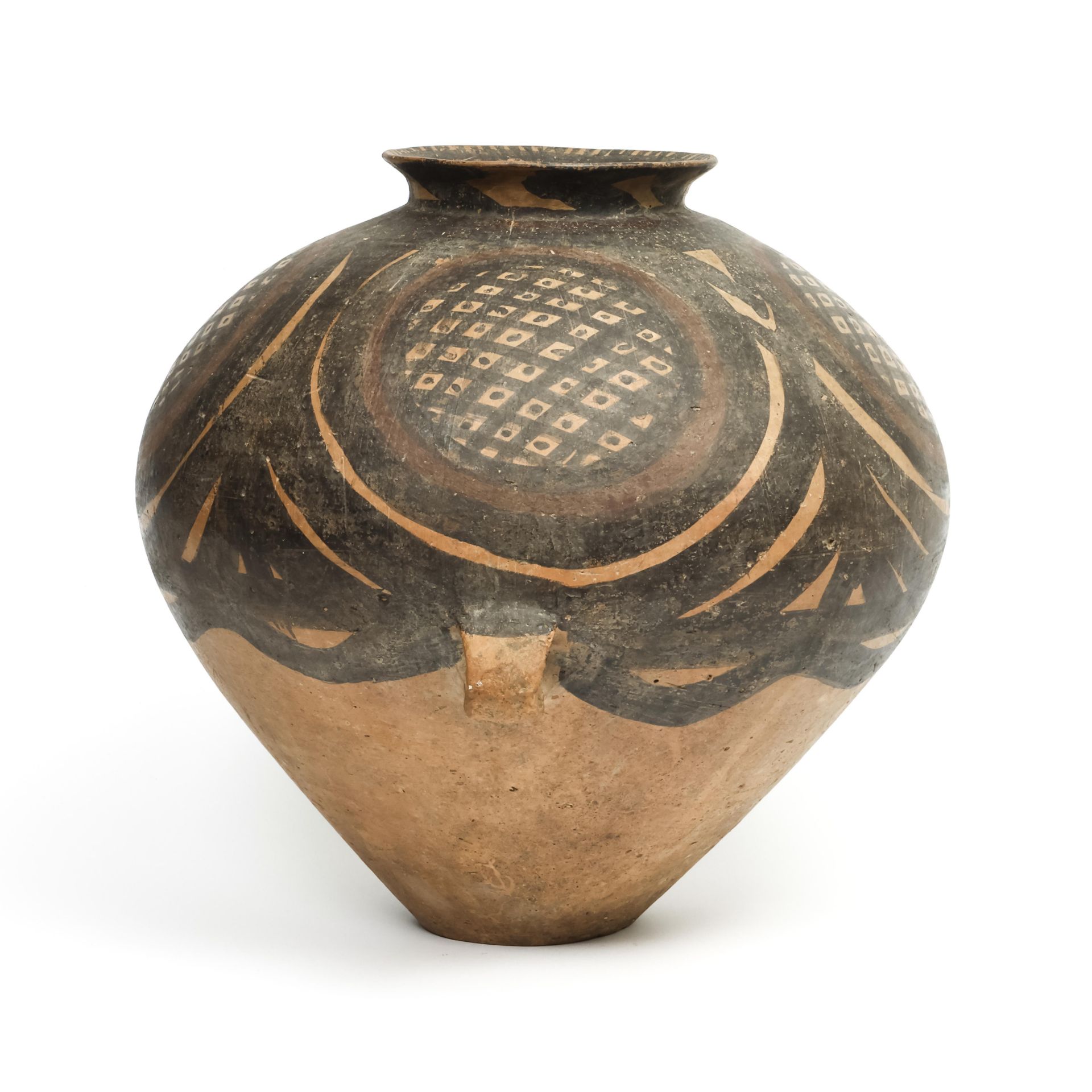 China, large earthenware pot, Majiayao culture, Machang phase, late 3rd millennium BC, - Image 5 of 6