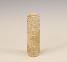 China, a seven-tiered jade cong, possibly Liangzhu culture, 3300-2300 BC,