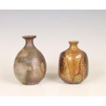 Japan, two earthenware vases, 20th century,