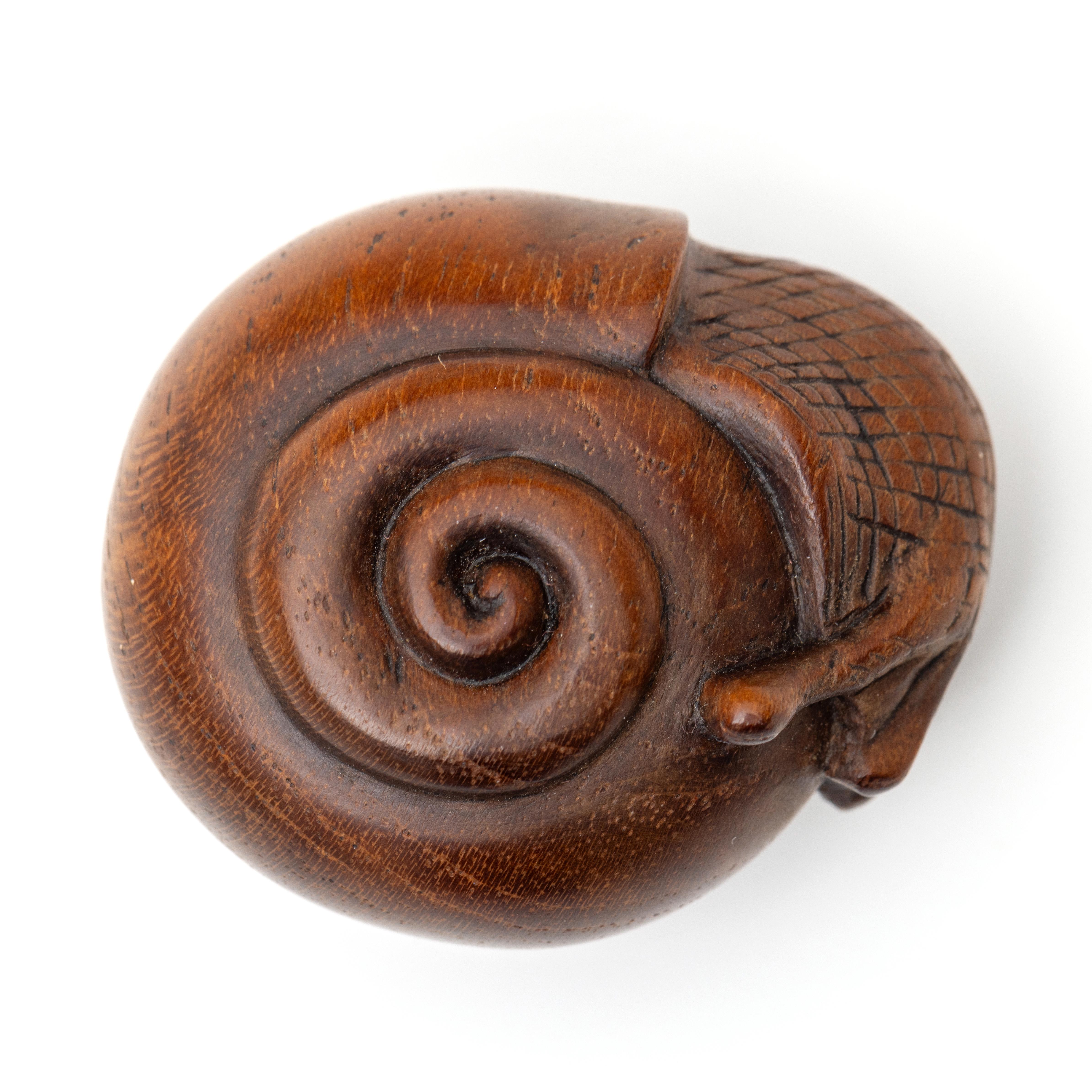 Japan, wooden netsuke, Meiji/Taisho period;