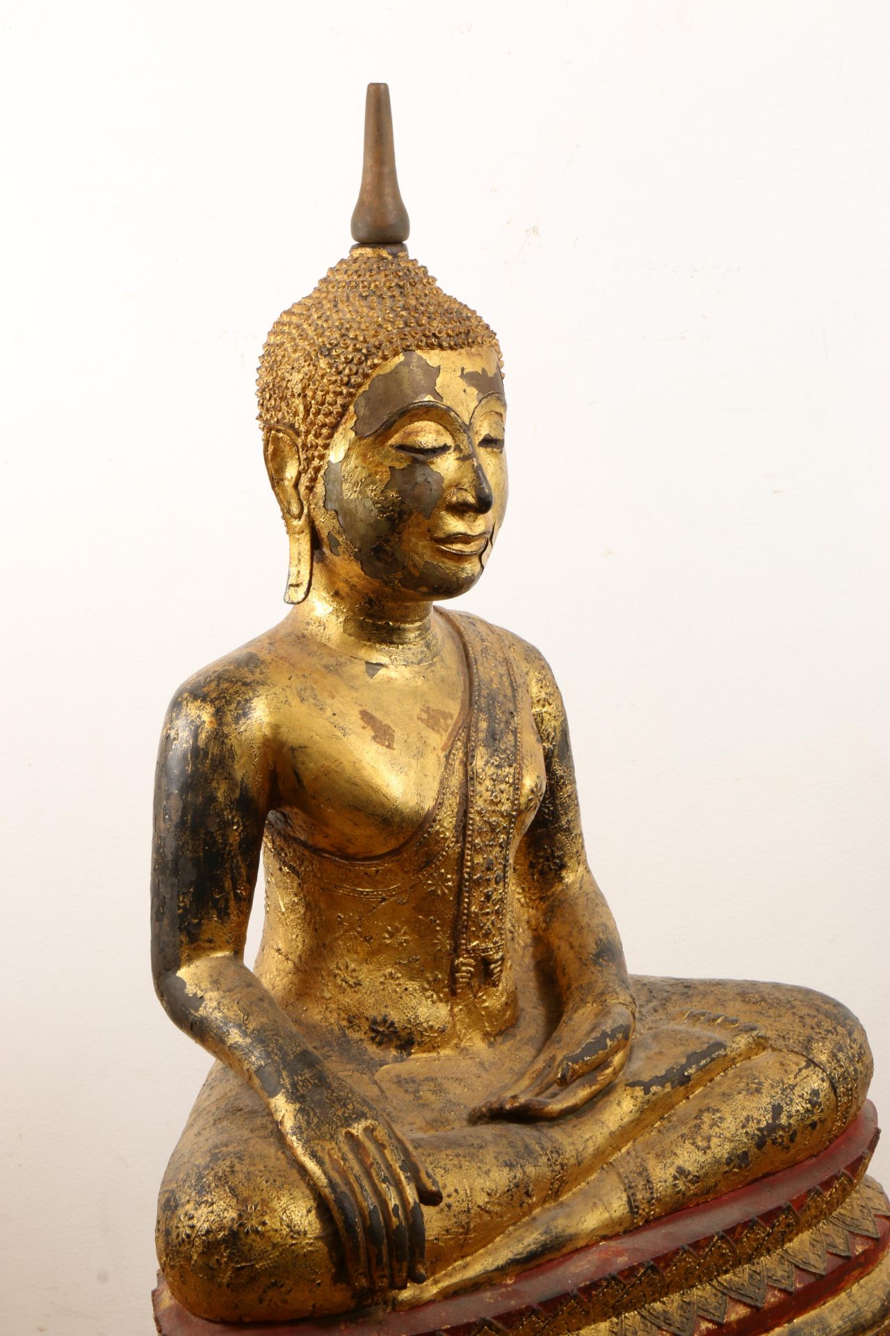 Thailand, a fine seated gilded bronze figure of a seated Buddha, Ratnakosin, early 19th century - Bild 4 aus 4