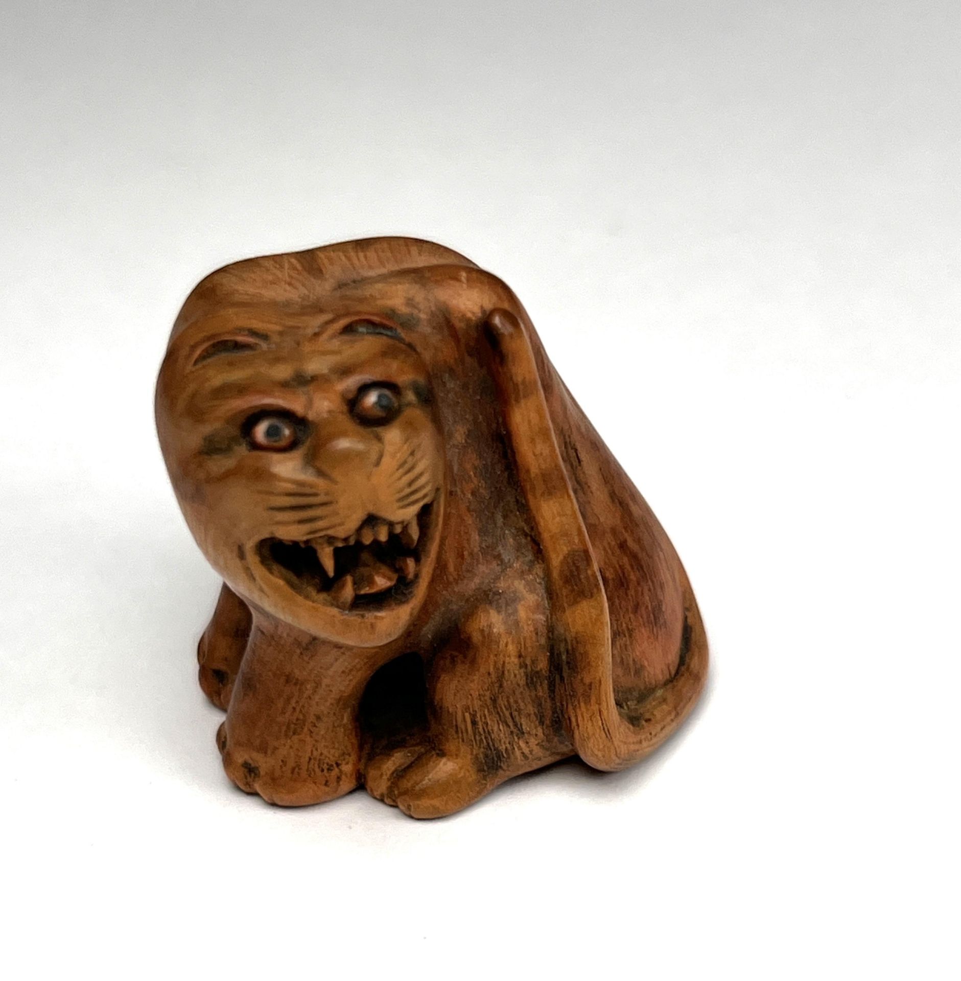 Japan, wooden netsuke, probably Taisho period - Bild 7 aus 7