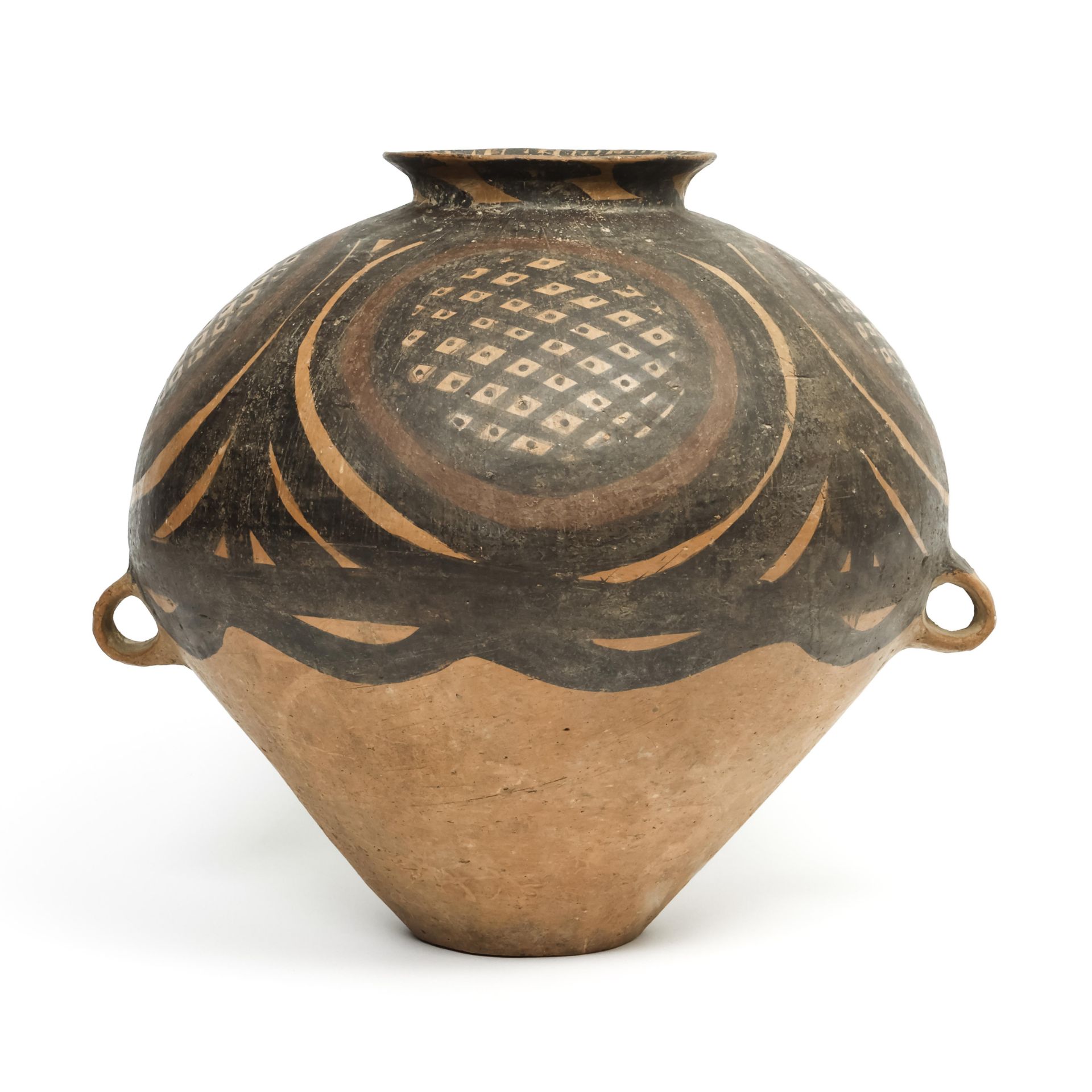 China, large earthenware pot, Majiayao culture, Machang phase, late 3rd millennium BC, - Image 2 of 6
