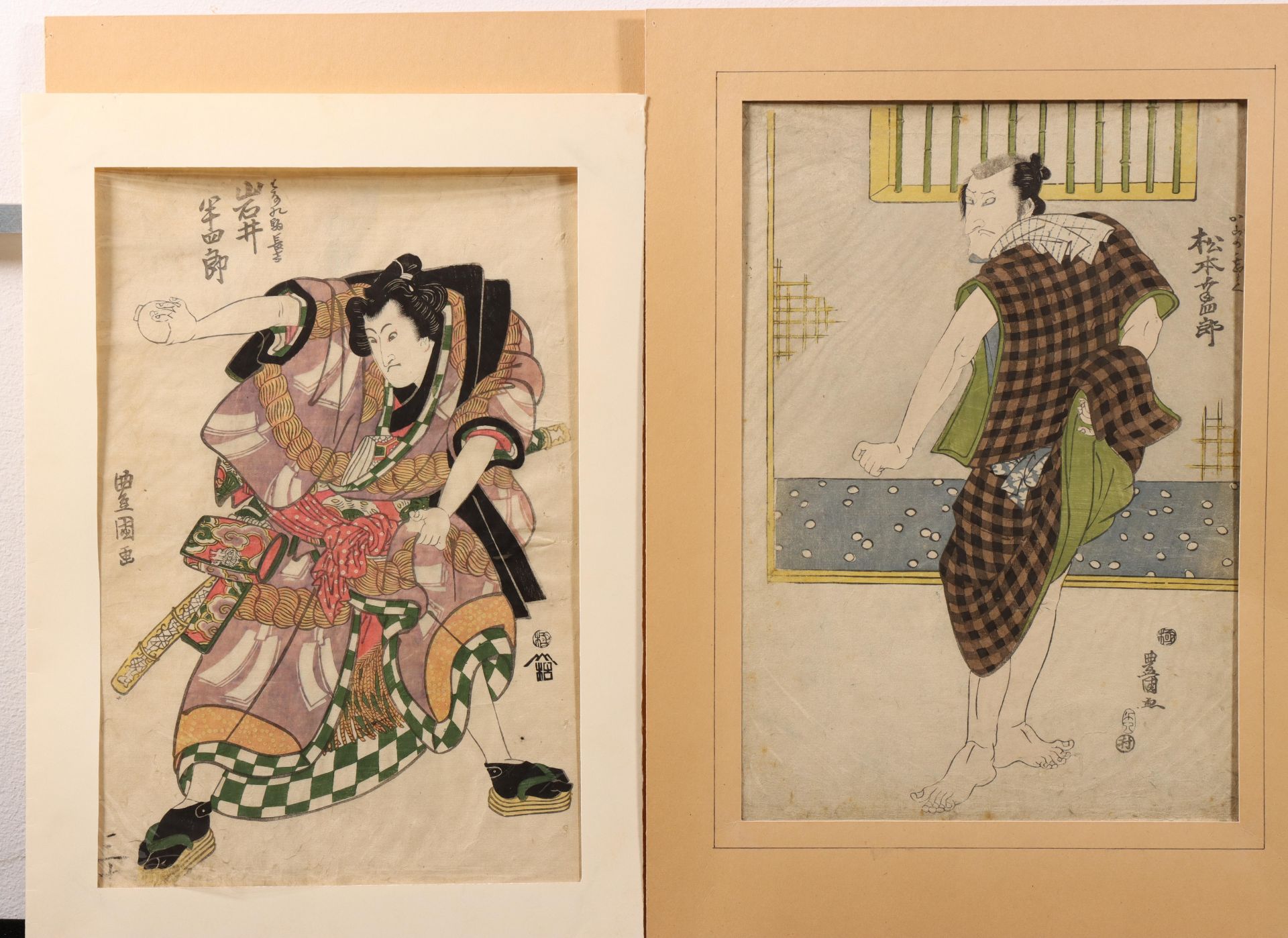 Japan, five woodblock prints by Utagawa Toyokuni (1769-1825) - Image 3 of 3