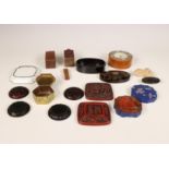 China and Japan, collection of various small works of art, 19th-20th century,