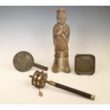 China and Tibet, small collection of objects, 19th century and later,