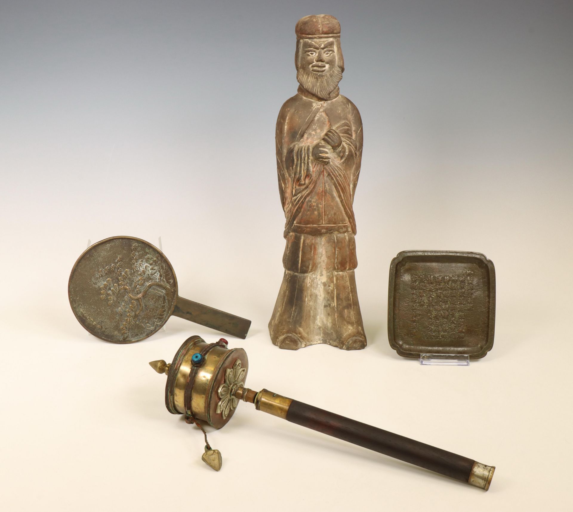 China and Tibet, small collection of objects, 19th century and later,