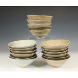 China, collection of eighteen celadon-glazed bowls, Northern Song dynasty, 10th-12th century,