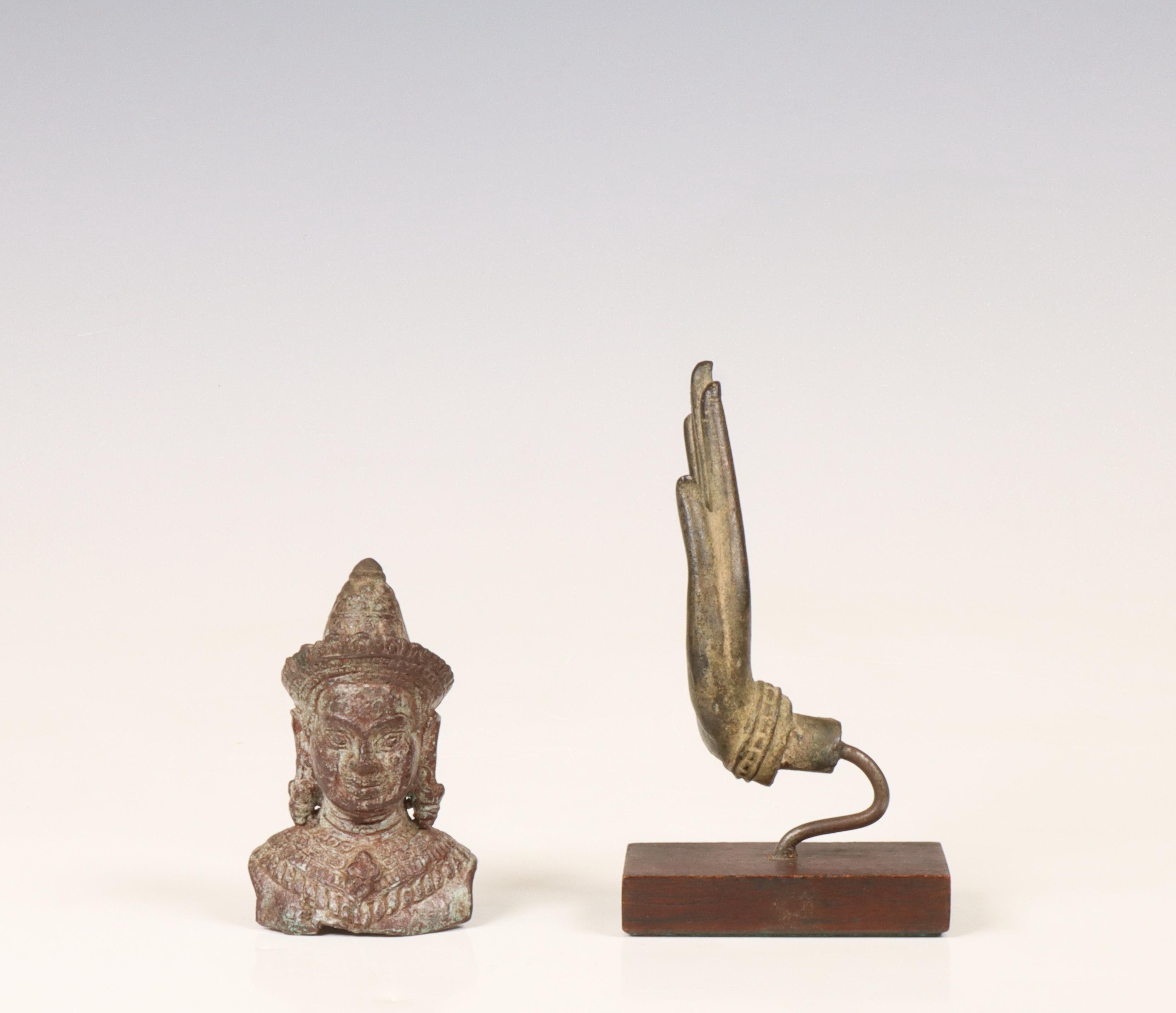 Thailand, mounted Buddha's hand, 19th century,