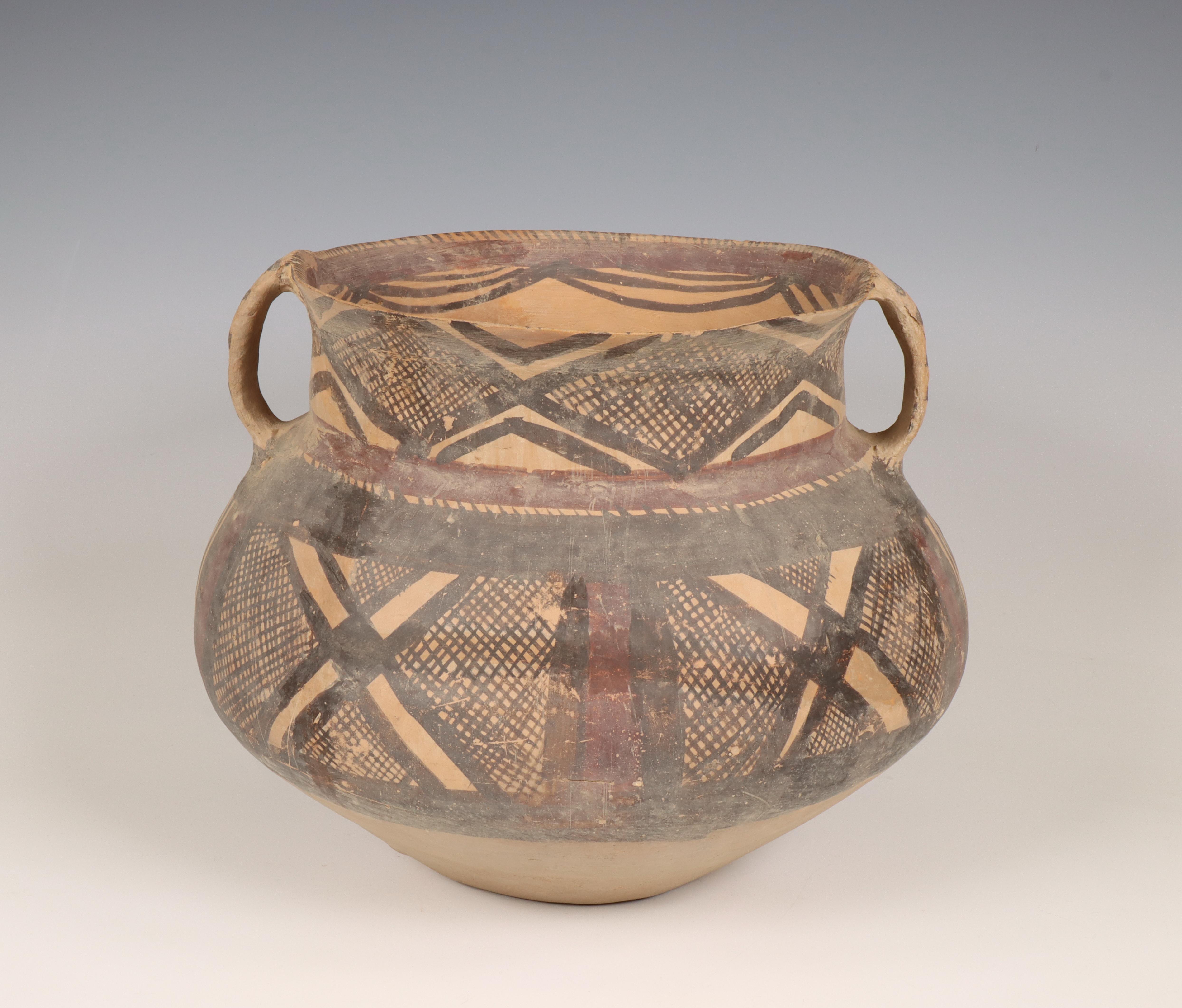 China, earthenware pot, Majiayao culture, Banshan phase, mid 3rd millennium BC, - Image 2 of 6