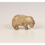 China, jade carving of a bear, possibly Shang dynasty, 11th-12th century BC,