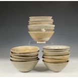 China, collection of eighteen celadon-glazed bowls, Northern Song dynasty, 10th-12th century,