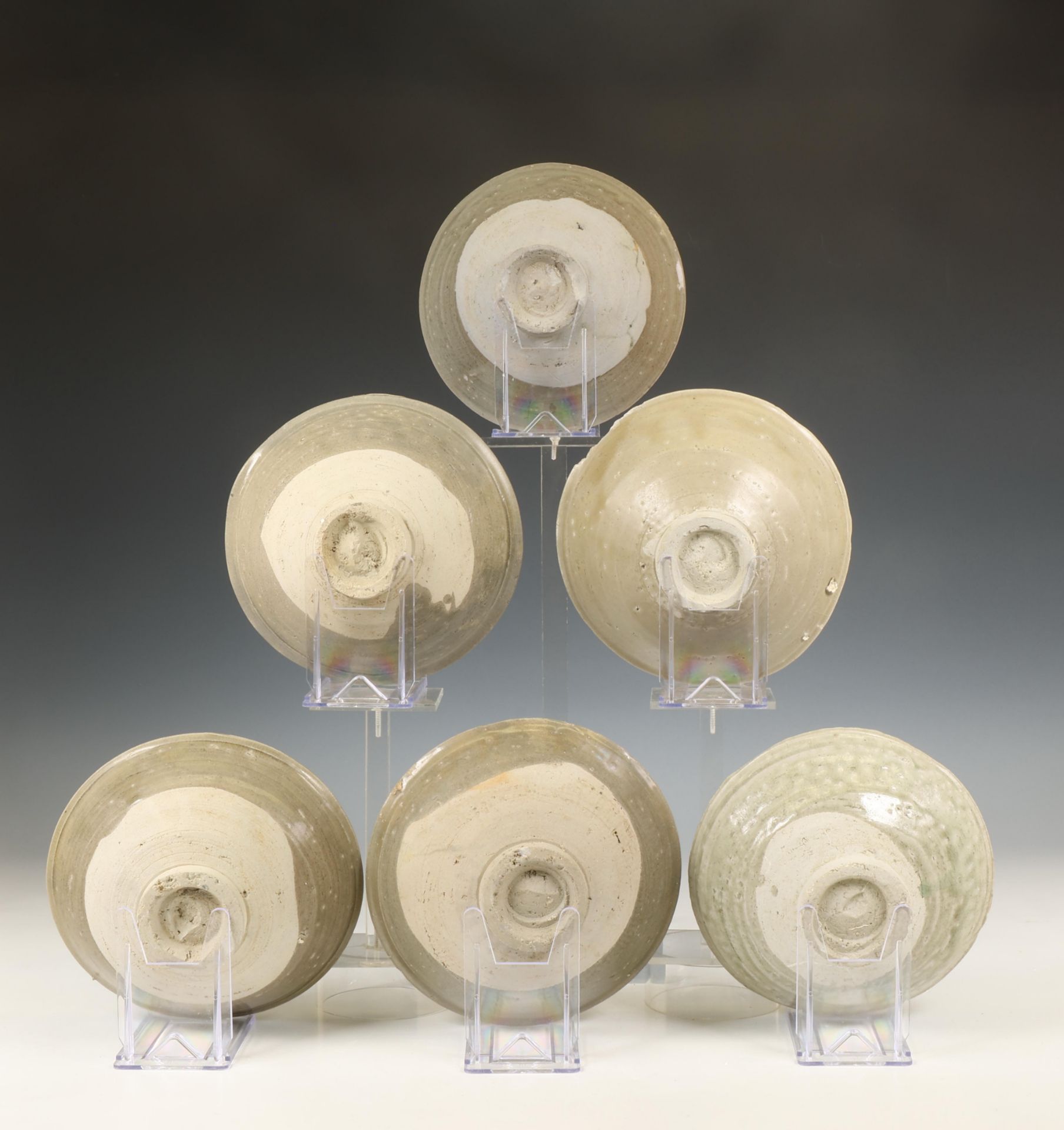 China, collection of twelve celadon-glazed bowls, Northern Song dynasty, 10th-12th century, - Bild 2 aus 2