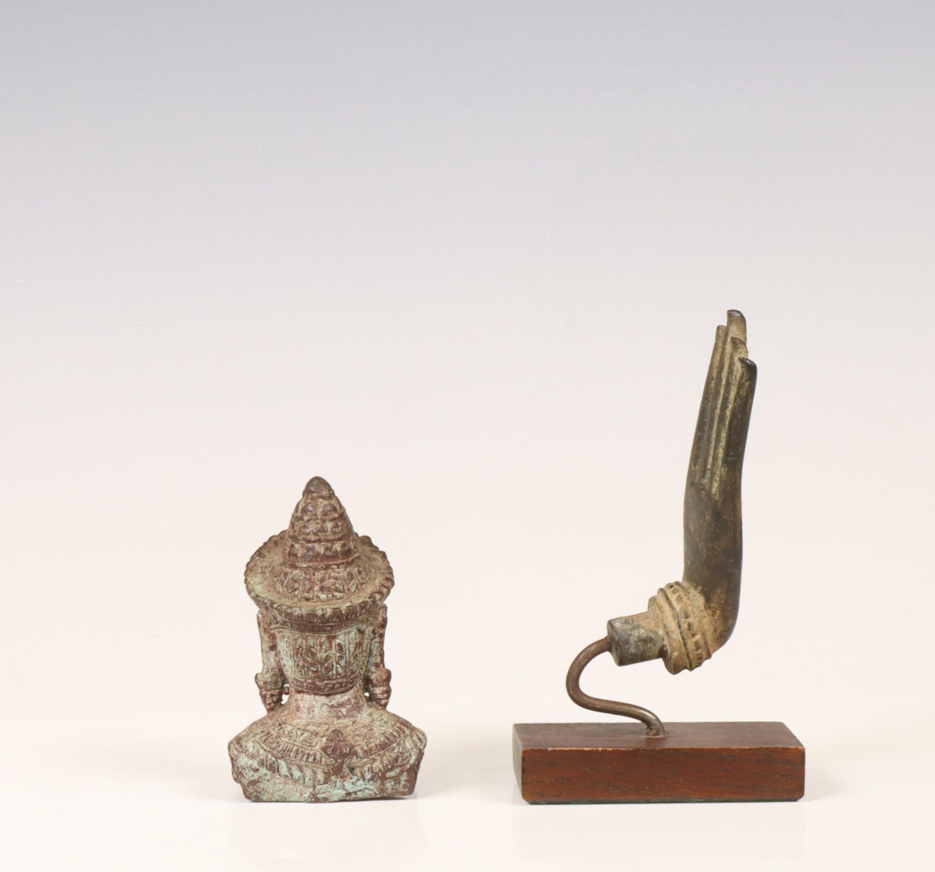 Thailand, mounted Buddha's hand, 19th century, - Image 3 of 8