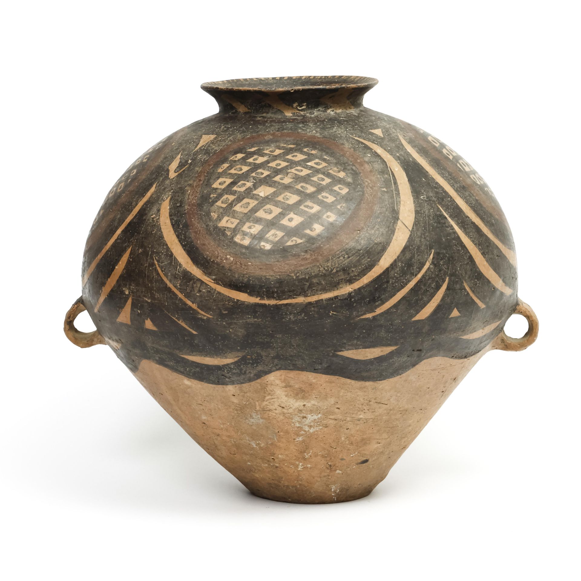 China, large earthenware pot, Majiayao culture, Machang phase, late 3rd millennium BC, - Image 4 of 6