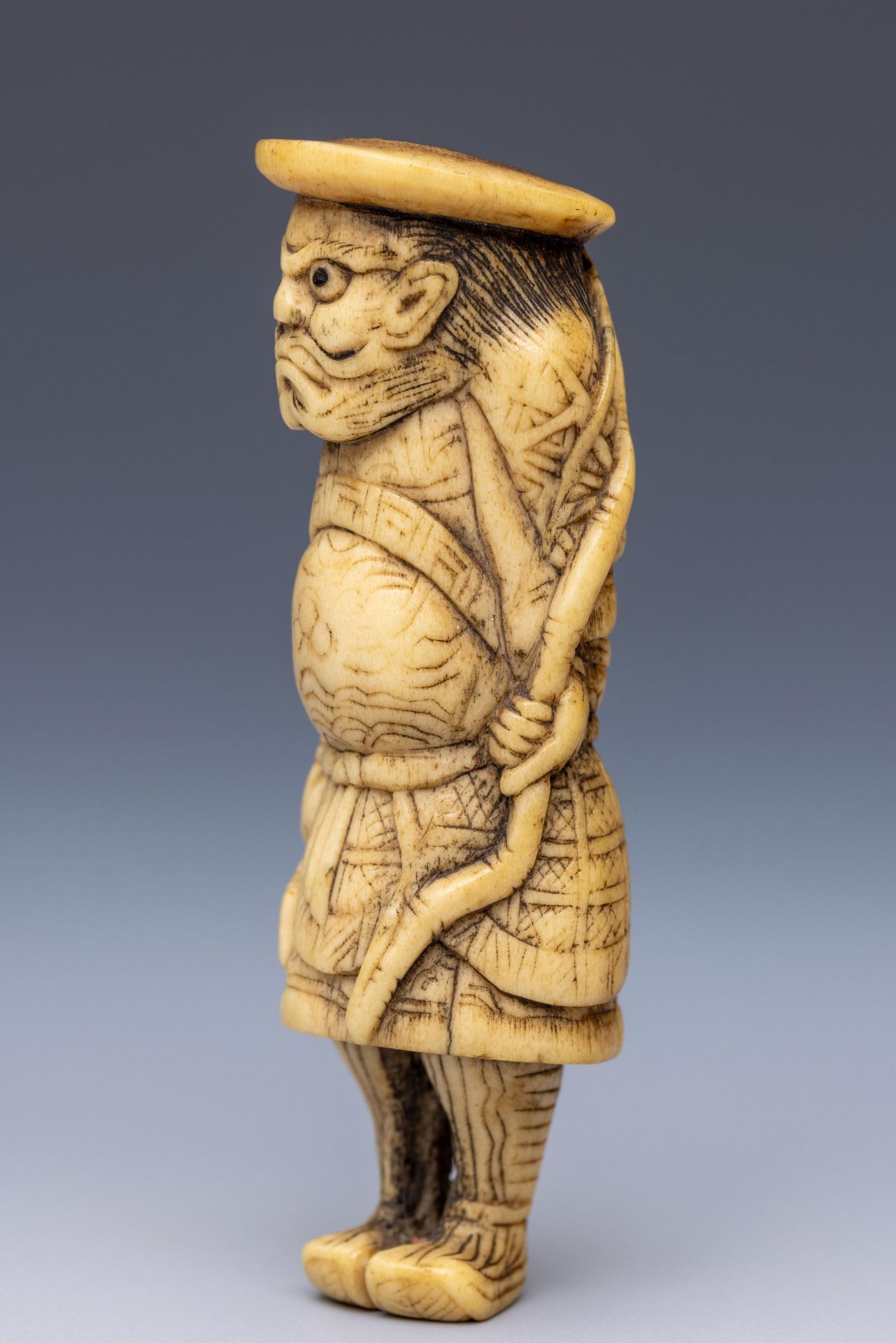 Japan, stag-hor netsuke, Edo/Maiji period; - Bild 2 aus 4