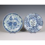 Japan, two Arita blue and white porcelain plates, 18th/ 19th century,