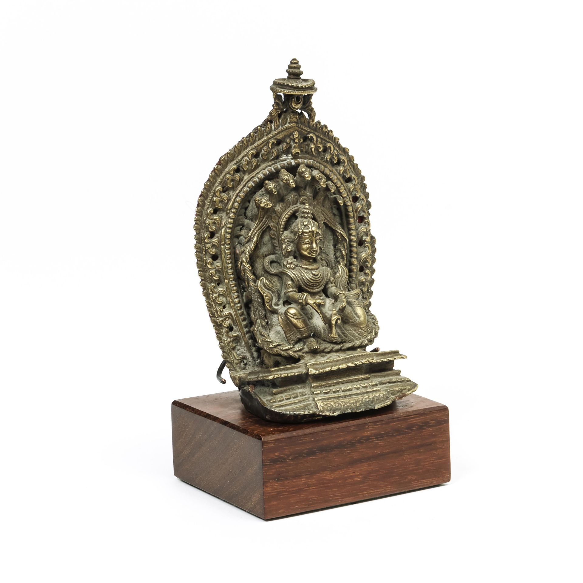 Nepal, a altar depicting a Goddess, 19th century - Image 4 of 4