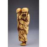 Japan, an ivory netsuke, Edo period (1603-1868), ca. 1800,